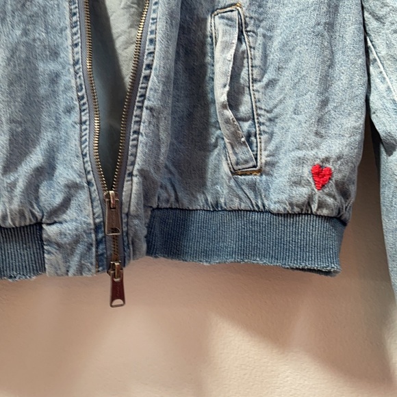 Lucky Brand denim bomber-medium - Picture 8 of 9